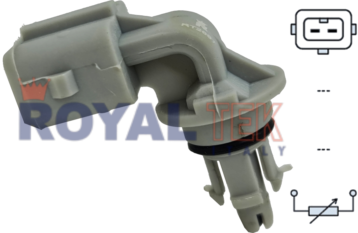 RT2697 - BULBO TEMP. AGUA RENAULT LOGAN - SANDERO MOTOR NAFTA 1.6 16V - 1.9D - PEUGEOT 206